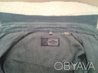 Продам джинсовую мужскую рубашку фирмы Le frog(оригинал),насыщенного синего цвет. . фото 8