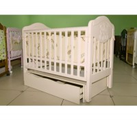 Детская кроватка ANGELO для новорожденных простая и удобная, изготовлена из 100%. . фото 3