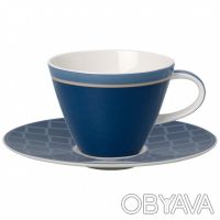 Яркий комплект из серии Caffè Club Uni состоит из чашки и блюдца. Объем чашки 22. . фото 2