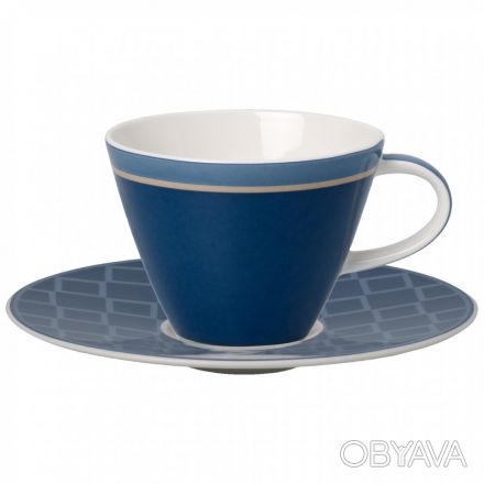 Яркий комплект из серии Caffè Club Uni состоит из чашки и блюдца. Объем чашки 22. . фото 1