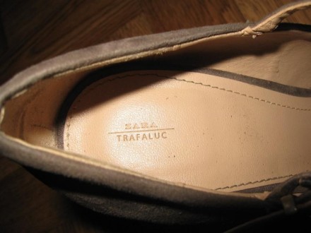 Продам туфли ZARA , на 39 размер, одевались несколько раз. Цвет серый, замшевые.. . фото 4