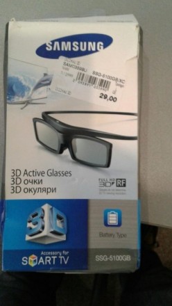 3D очки для смарт тв, ssg-5100gb/xc. Брал за 29€ в Италии, изпользовались нескол. . фото 2