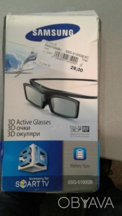 3D очки для смарт тв, ssg-5100gb/xc. Брал за 29€ в Италии, изпользовались нескол. . фото 1