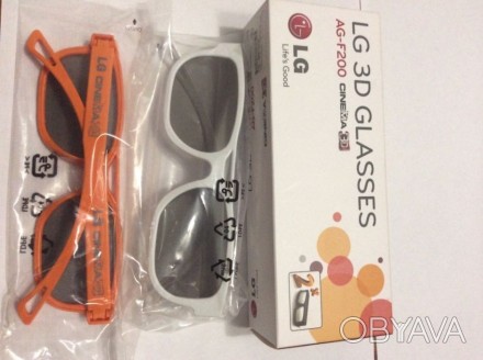 Продам 3D-очки LG LG AG-F200-1 компл.(2 пары) 150грн за компл. В наличии 2 компл. . фото 1