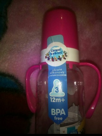 Детская бутылочка для кормления Canpol babies с ручками! 12m+
НОВАЯ
Не стекло!. . фото 4