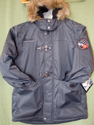 Очень теплая брендовая куртка парка Big Chill , привезена из США .Водонепроницае. . фото 3