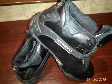 спортивные ботинки и полуботинки -merrell-gore-tex,vibram,осень-зима.кожанные,за. . фото 10