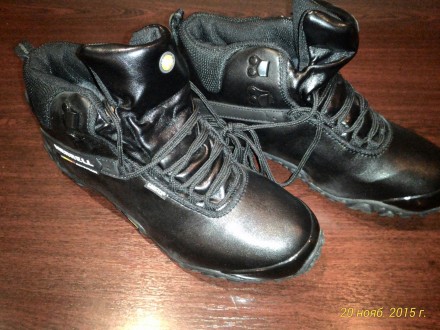 спортивные ботинки и полуботинки -merrell-gore-tex,vibram,осень-зима.кожанные,за. . фото 11