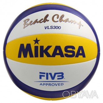 Волейбольный мяч Mikasa VLS 300 для пляжного волейбола 100% оринал . 
CМОТРИТЕ . . фото 1