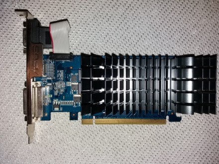 Продам рабочую видеокарту Asus GeForce 210 SILENT (210-SL-TC1GD3-L). Покупалась . . фото 5