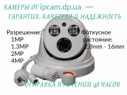 Все товары на ipcam.dp.ua Камеры в наличии. При заказе от 2-х камер доставка бес. . фото 2