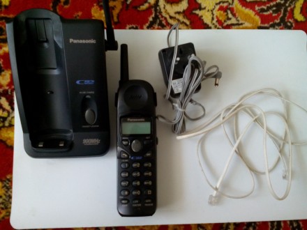 Радиотелефон Panasonic модель KX-TC1484B в комплекте база, трубка, блок питания,. . фото 3