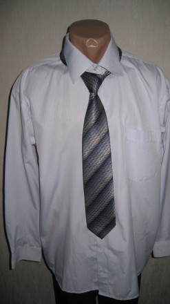 Рубашка мужская бледно-голубого цвета.Размер ворота 41, рост 176-182. Производст. . фото 2