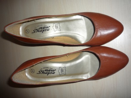 Продам очень красивые, классические, полностью кожаные женские туфли. Цвет корич. . фото 8