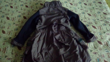 Продам детскую моднячую курточку-плащ,подкладка флис,трикотажные рукава,весна-ос. . фото 5
