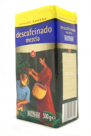 Кава мелена Hacendado Descafeinado Mezcla 500г 1/12 Іспанія
 
Мелена кава Hace. . фото 2