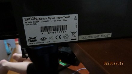 Продам Epson TX 650 + СНПЧ, при включении выдает ошибку (невозможно разпознать ч. . фото 6