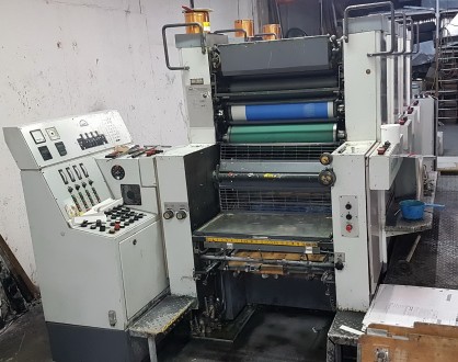 Офсетная печатная машина  Roland 104 (4+0).
1993 год выпуска, 136 млн. оттисков. . фото 3