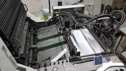 Офсетная печатная машина  Roland 104 (4+0).
1993 год выпуска, 136 млн. оттисков. . фото 2