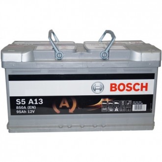 Bosch 6СТ-95 S5 A13 AGM 0092S5A130 Автомобильный аккумулятор. Киев. фото 1