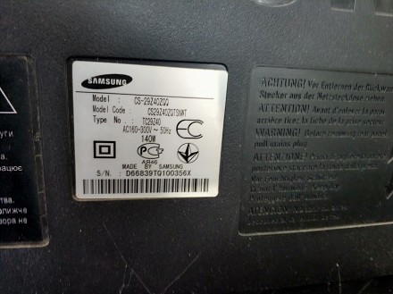 Продам телевизор Samsung для дальнейшего использования или на запчасти, диагонал. . фото 3