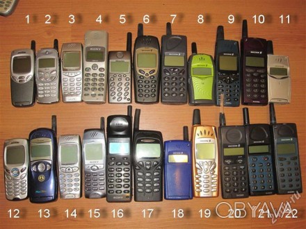 Продаю мобильные телефоны 90-х годов на запчасти и восстановление.
Есть много м. . фото 1
