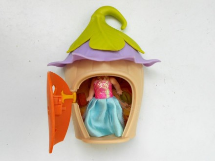 Маленький игровой цветочный домик с куколкой.
Размер домика:  17 х 14 х 6 см. К. . фото 4