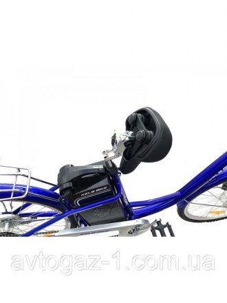 Электровелосипед дорожный стальной c ручкой газа и системой PAS
Рама: стальная
Т. . фото 3