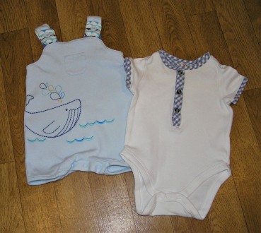 Комплект летнтей одежды для мальчика от 0-3 месяцев.
Фото 2: Комбинезончик Moth. . фото 4