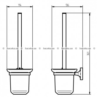Основные характеристики:

Ерш для туалета
Монтаж: настенный
Материал колбы д. . фото 3