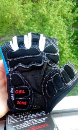 Качественные летние перчатки для велосипеда Верх из лайкры с хорошей вентиляцией. . фото 5