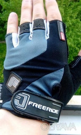 Качественные летние перчатки для велосипеда Верх из лайкры с хорошей вентиляцией. . фото 1
