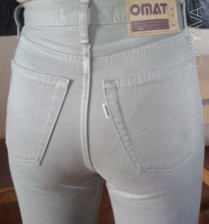 Брюки джинсовые  OMAT Basic jeanswear. Длина – 107/80 см, ППОТ – 33 см, ПОБ-  47. . фото 7