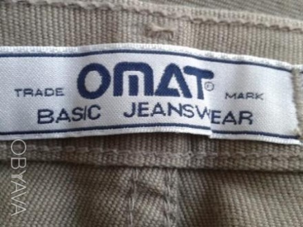 Брюки джинсовые  OMAT Basic jeanswear. Длина – 107/80 см, ППОТ – 33 см, ПОБ-  47. . фото 4
