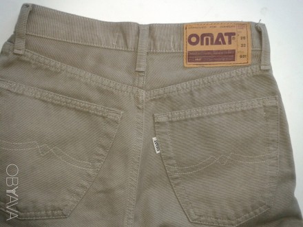 Брюки джинсовые  OMAT Basic jeanswear. Длина – 107/80 см, ППОТ – 33 см, ПОБ-  47. . фото 3