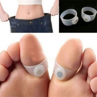 Магнитное кольцо для похудения – это полупрозрачный медицинский силикон в форме . . фото 2