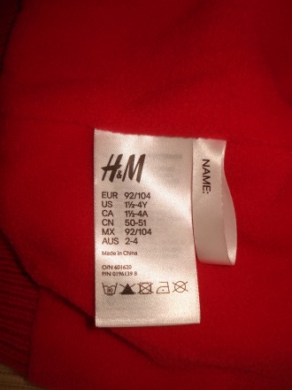Демисезонная шапка H&M на девочку 2-4 года
НОВАЯ, без бирки.
Шапка маломерит -. . фото 6