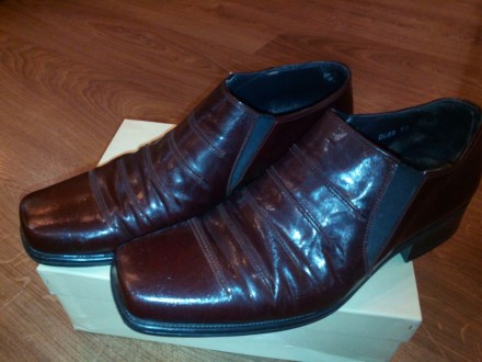 итальянские туфли фирмы luca renzi,размер-43-43,5.в носке были пару раз,начали п. . фото 3