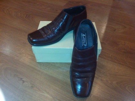 итальянские туфли фирмы luca renzi,размер-43-43,5.в носке были пару раз,начали п. . фото 2