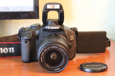 Продам отличную зеркалку Canon EOS 600 D.Объектив Kit 18-55 со СТАБИЛИЗАТОРОМ.Эт. . фото 3