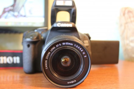 Продам отличную зеркалку Canon EOS 600 D.Объектив Kit 18-55 со СТАБИЛИЗАТОРОМ.Эт. . фото 2