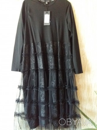 Продам шикарное платье в стиле Бохо /фабрика Китай/. Размер M-L. Длинна платья 1. . фото 1