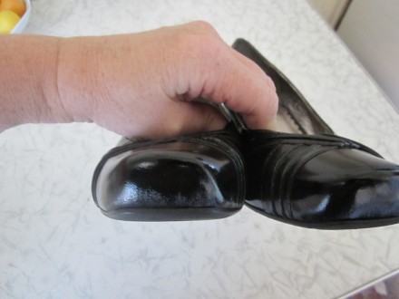 Продам туфли женские кожаные черные , б/у в отличном состоянии ( раза 2 надела -. . фото 4