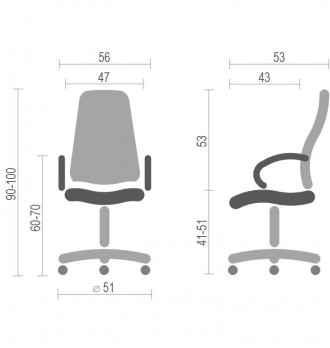 Кресло Алор • АКЛАС • CH TILT - компактное, стильное и практичное офисное кресло. . фото 5