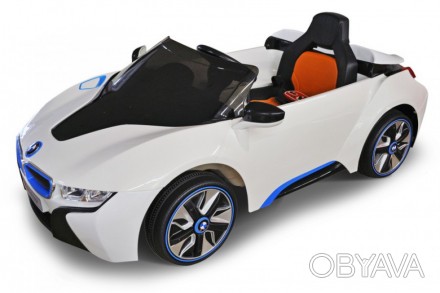 
Електромобіль "BMW i8" (з пультом, USB MP3, колеса EVA, амортизатори 6V7AH*2) J. . фото 1