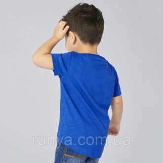 Красивая детская футболка на мальчика Ракета. Состав: 95% Хлопок, 5% Спандекс. В. . фото 3