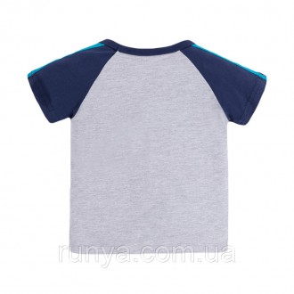 Детская футболка для мальчика Спортсмен. Состав: 95% Хлопок, 5% Спандекс. Такая . . фото 3