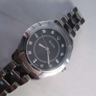 Очень красивые женские часы от бренда Bulova из серии Diamonds инкрустированы 8 . . фото 3