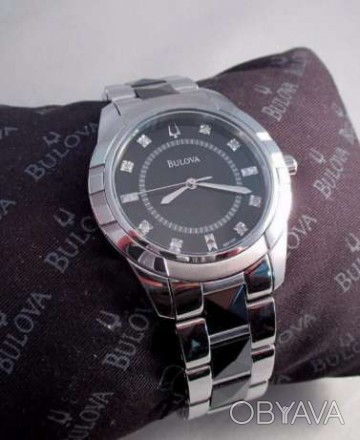 Очень красивые женские часы от бренда Bulova из серии Diamonds инкрустированы 8 . . фото 1