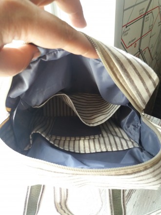 Оригинальный рюкзак Hand Made, с карманом на молнии принтованым фотографией коти. . фото 6